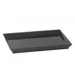 Assiette Cubik 180/130 noir